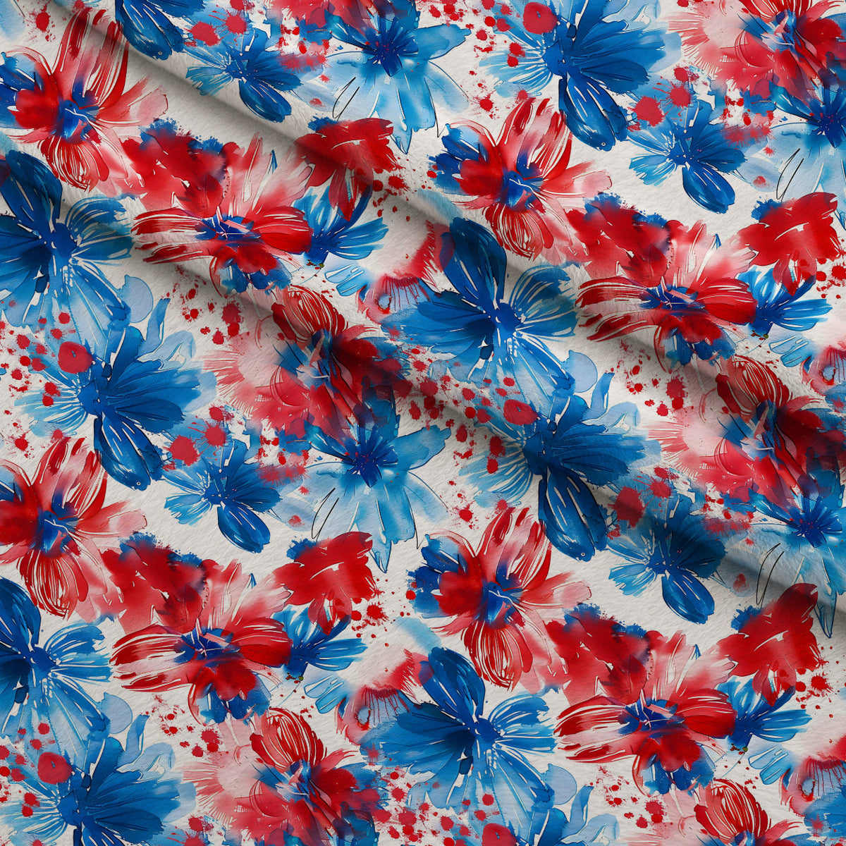 Freedom Petals Pattern 1 Minky Fabric