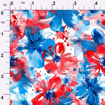 Freedom Petals Pattern 10 Minky Fabric