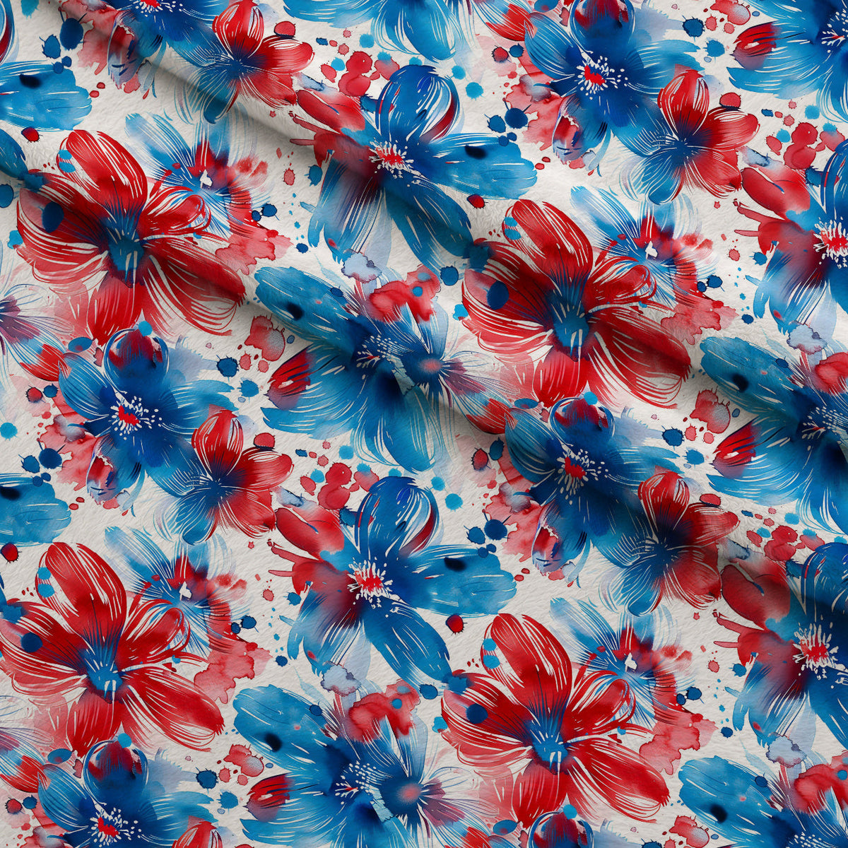 Freedom Petals Pattern 11 Minky Fabric
