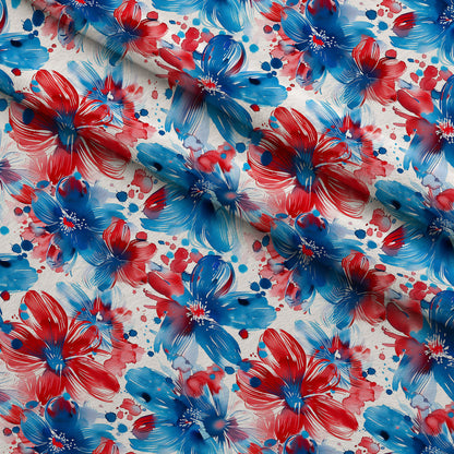 Freedom Petals Pattern 11 Minky Fabric