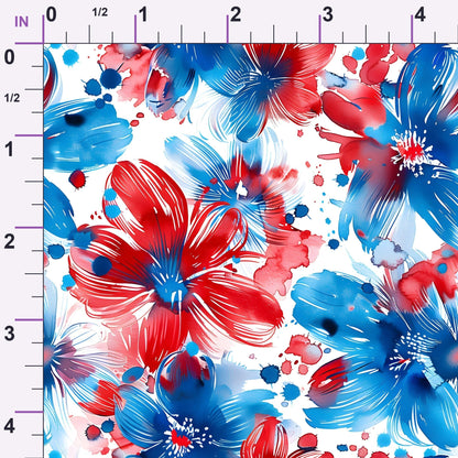 Freedom Petals Pattern 11 Minky Fabric