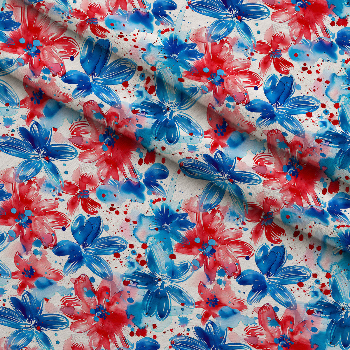 Freedom Petals Pattern 12 Minky Fabric