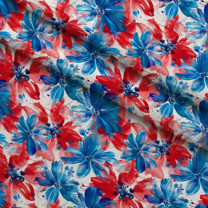 Freedom Petals Pattern 13 Minky Fabric