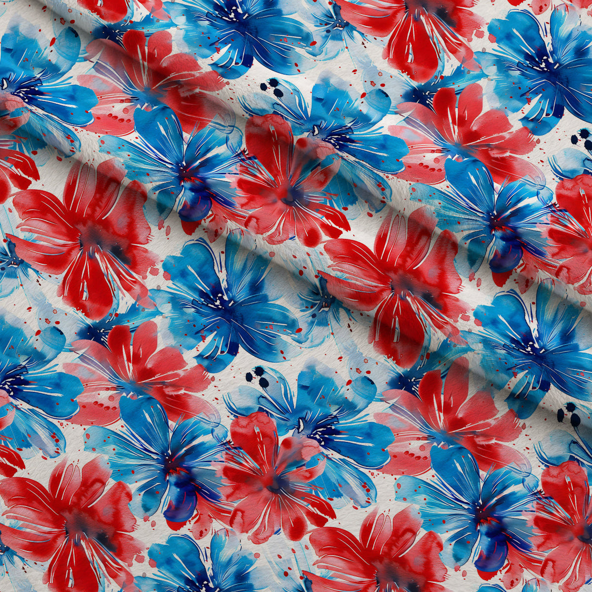 Freedom Petals Pattern 14 Minky Fabric