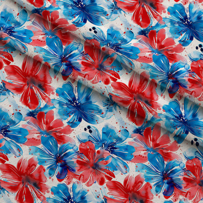 Freedom Petals Pattern 14 Minky Fabric
