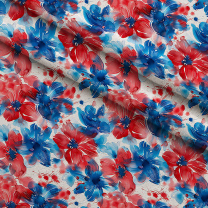 Freedom Petals Pattern 15 Minky Fabric