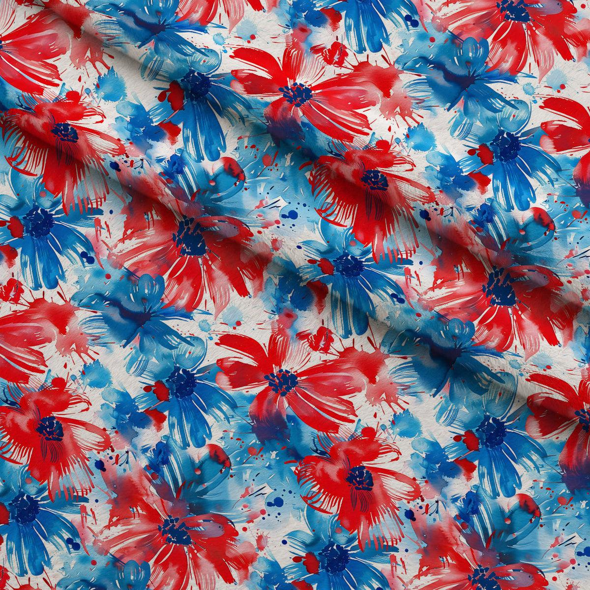 Freedom Petals Pattern 16 Minky Fabric