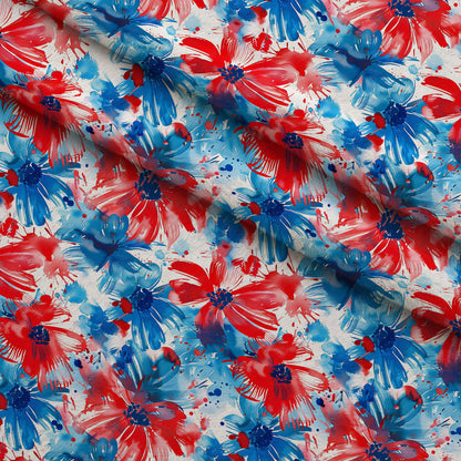 Freedom Petals Pattern 16 Minky Fabric
