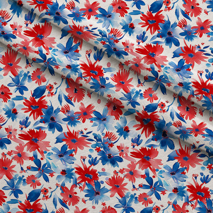 Freedom Petals Pattern 18 Minky Fabric