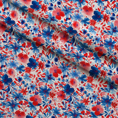 Freedom Petals Pattern 19 Minky Fabric