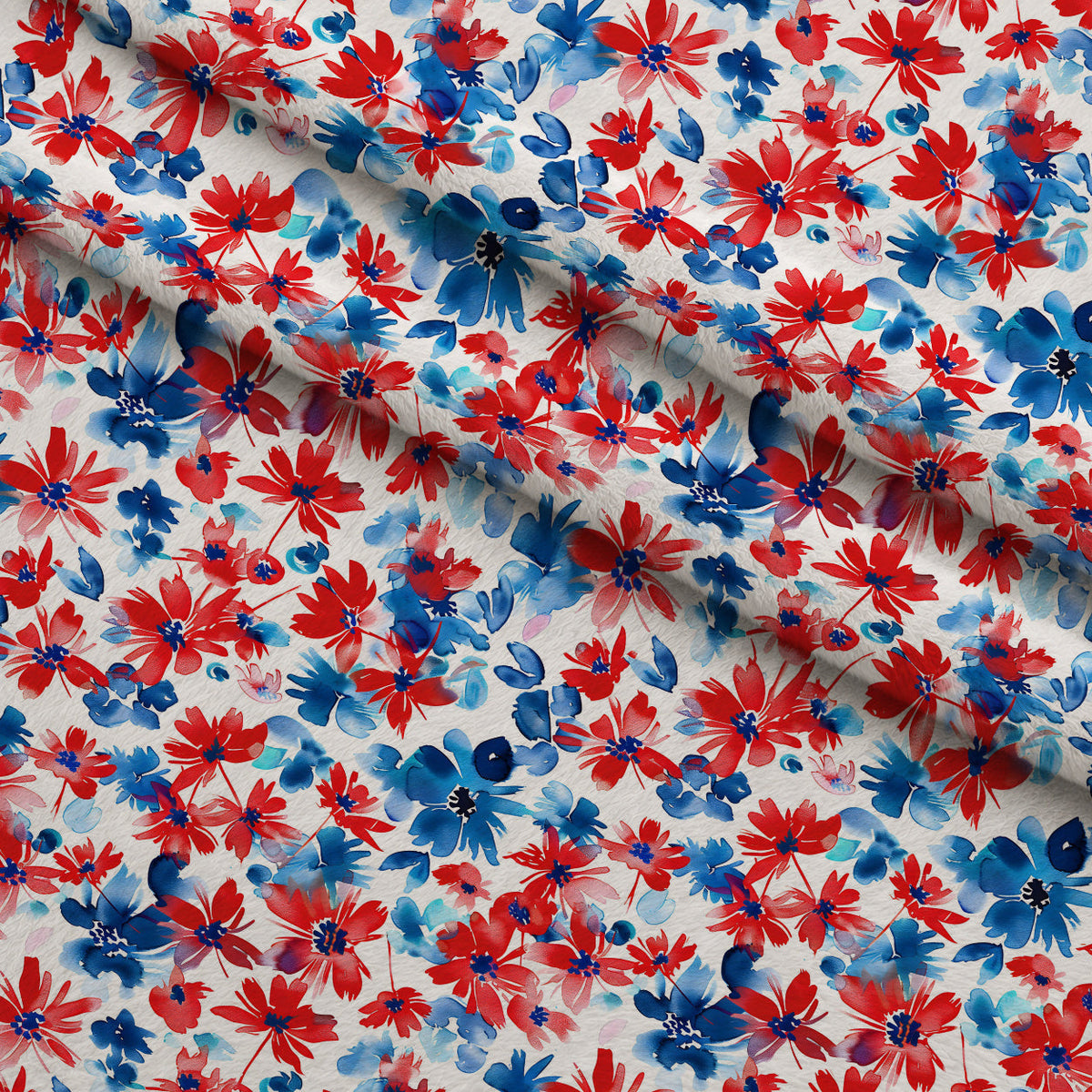Freedom Petals Pattern 20 Minky Fabric