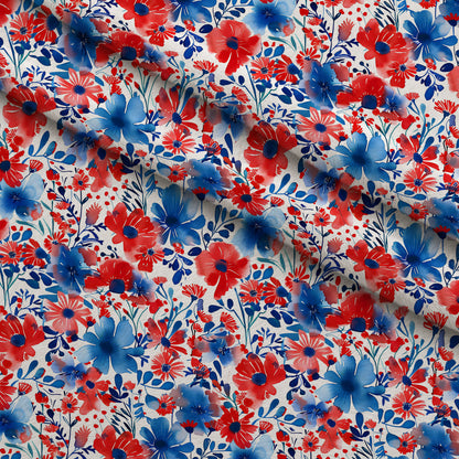 Freedom Petals Pattern 21 Minky Fabric