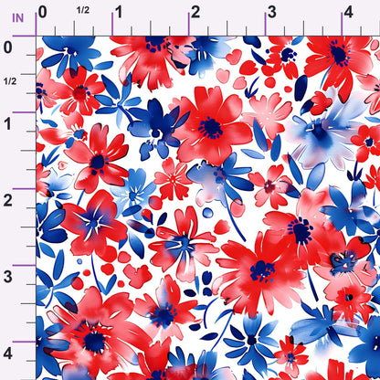 Freedom Petals Pattern 22 Minky Fabric