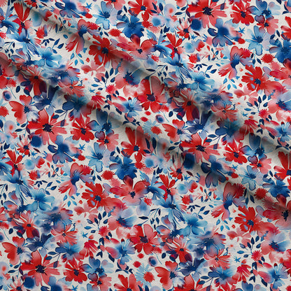 Freedom Petals Pattern 23 Minky Fabric