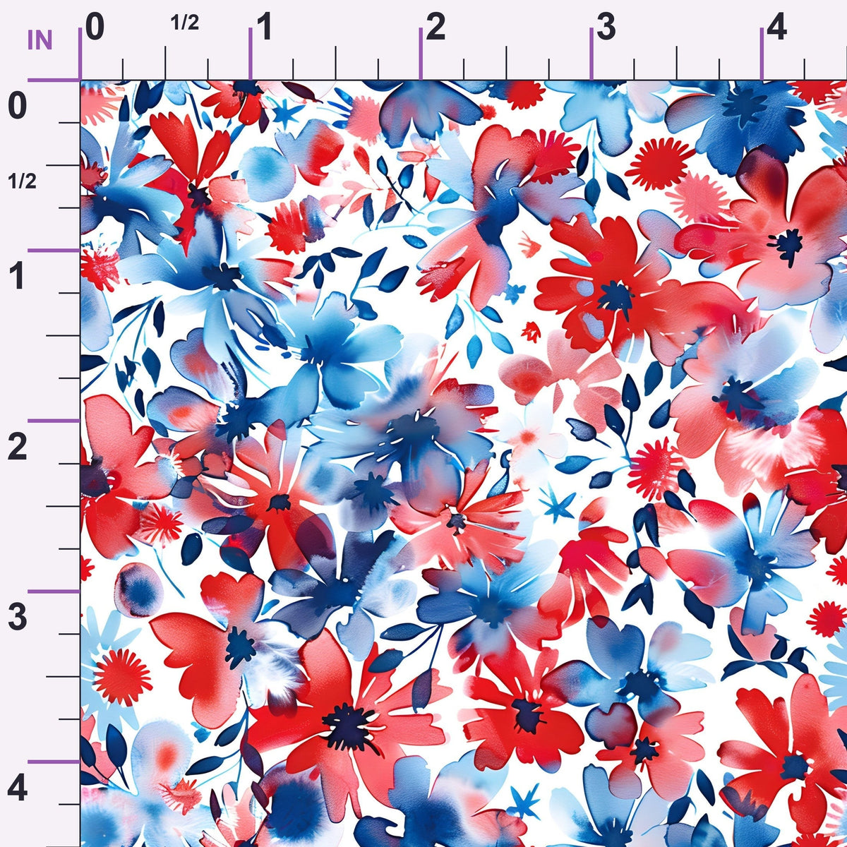 Freedom Petals Pattern 23 Minky Fabric