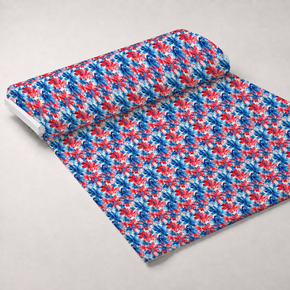 Freedom Petals Pattern 3 Minky Fabric