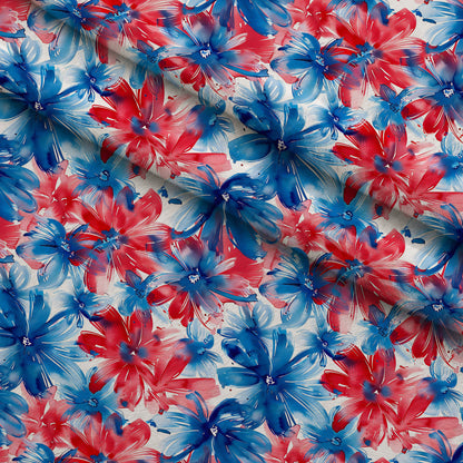 Freedom Petals Pattern 3 Minky Fabric