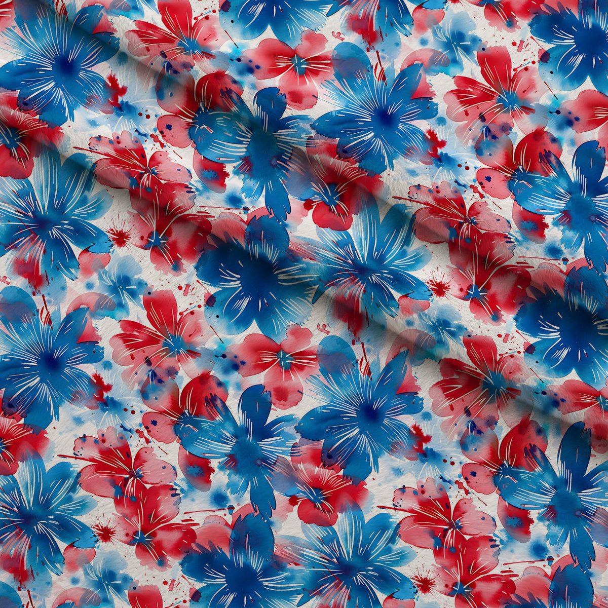 Freedom Petals Pattern 4 Minky Fabric