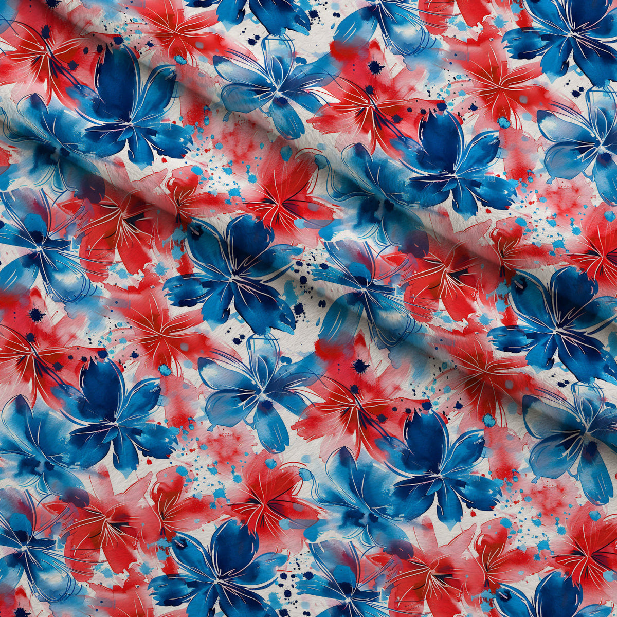 Freedom Petals Pattern 5 Minky Fabric