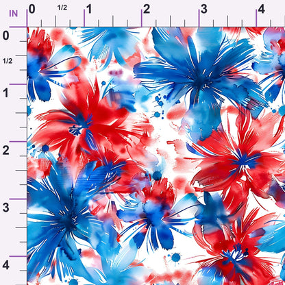 Freedom Petals Pattern 7 Minky Fabric