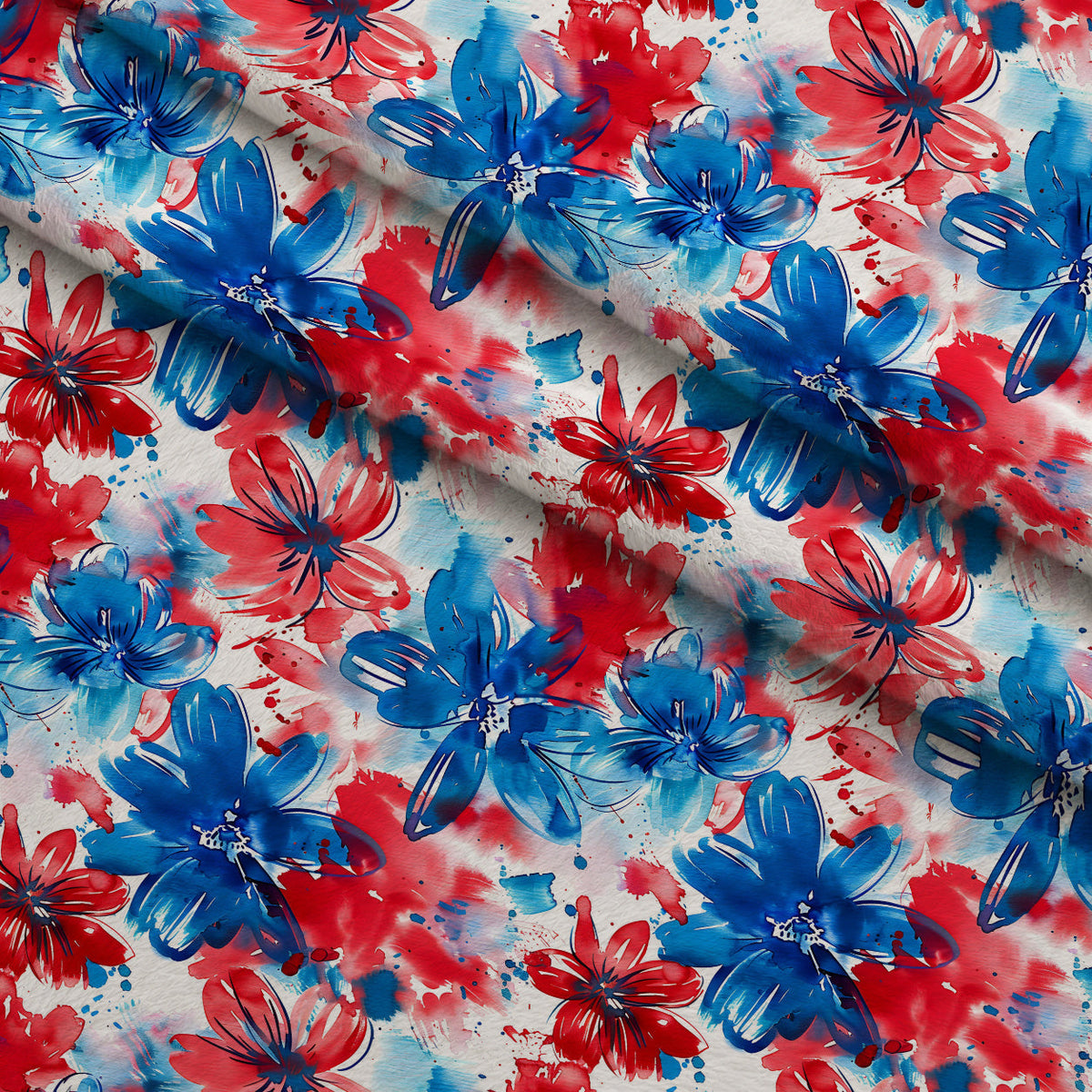 Freedom Petals Pattern 8 Minky Fabric
