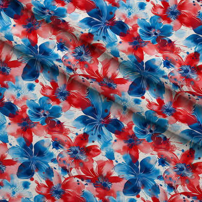 Freedom Petals Pattern 9 Minky Fabric