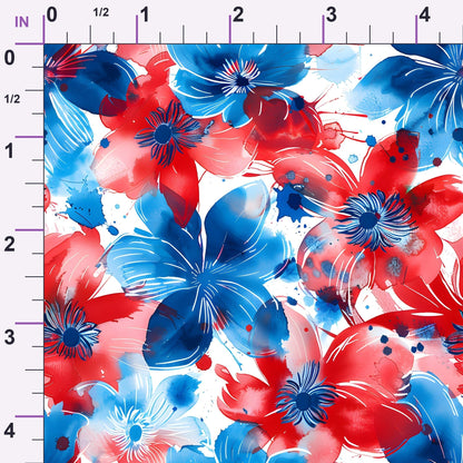 Freedom Petals Pattern 9 Minky Fabric