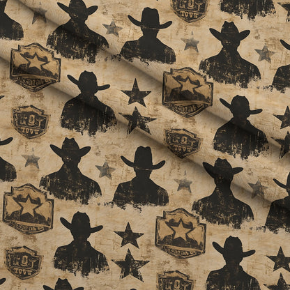 Frontier Outlaws Pattern 9 Minky Fabric