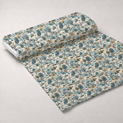 Frosted Pines Pattern 1 Minky Fabric