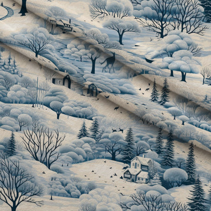 Frosted Pines Pattern 10 Minky Fabric