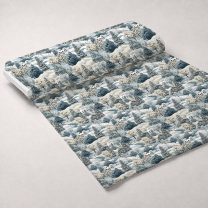 Frosted Pines Pattern 12 Minky Fabric
