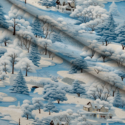Frosted Pines Pattern 14 Minky Fabric