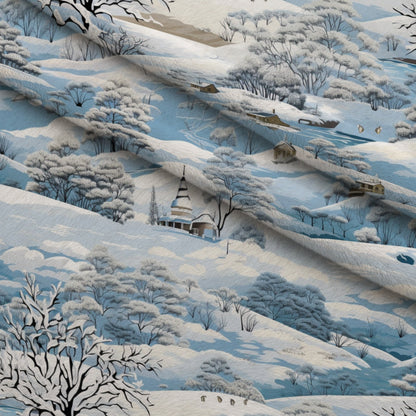 Frosted Pines Pattern 17 Minky Fabric