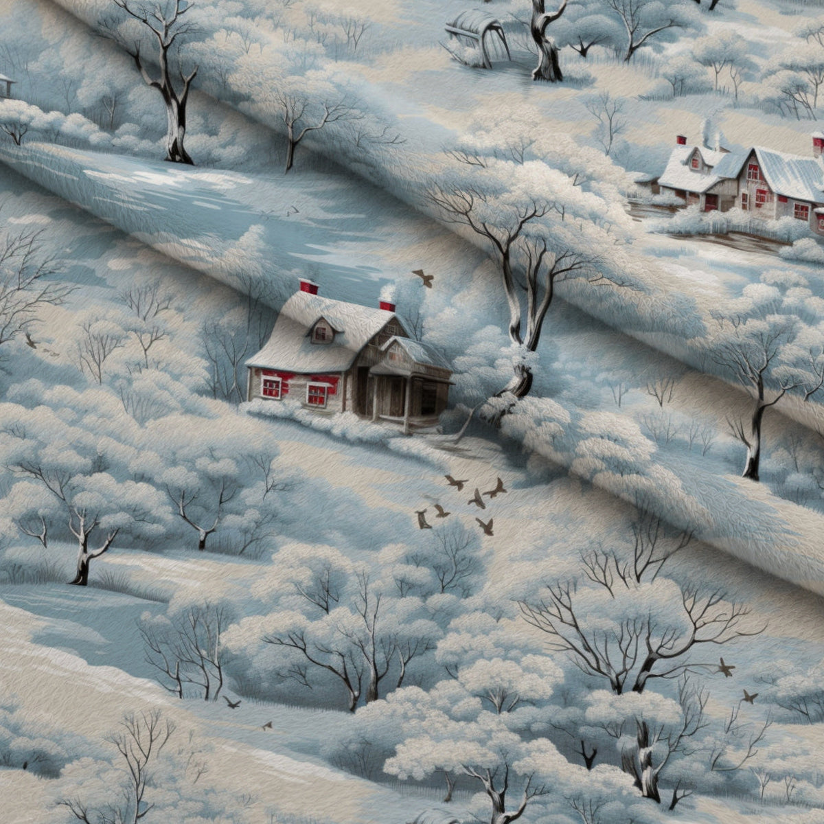 Frosted Pines Pattern 21 Minky Fabric