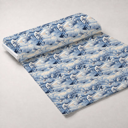 Frosted Pines Pattern 3 Minky Fabric