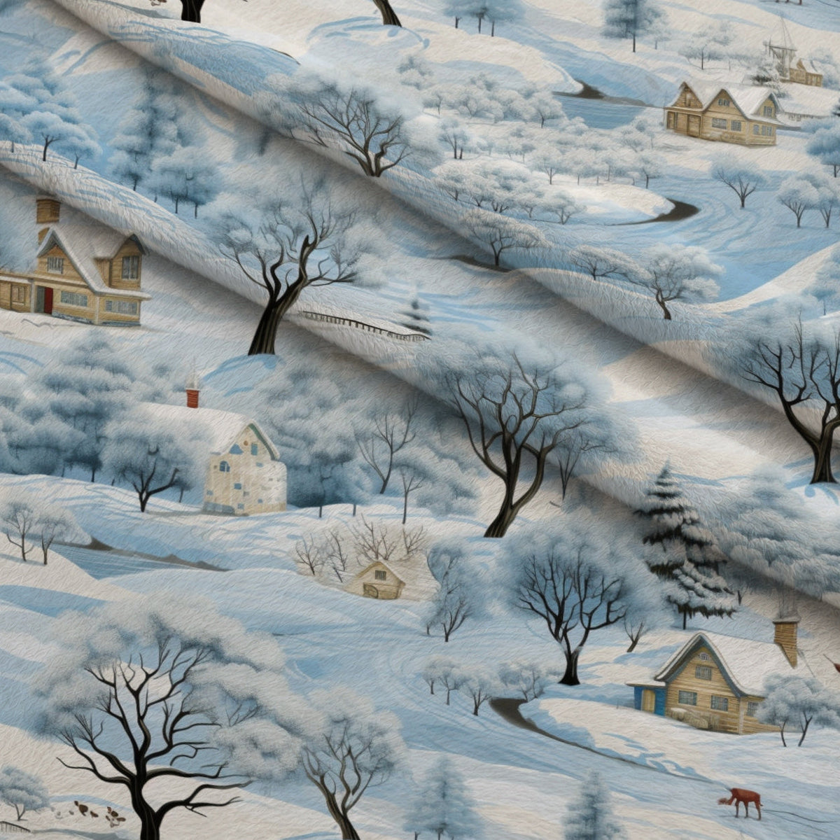 Frosted Pines Pattern 4 Minky Fabric