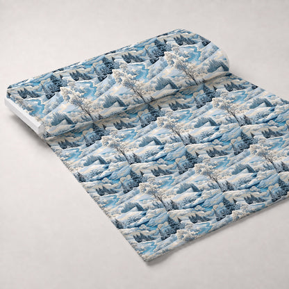Frosted Pines Pattern 5 Minky Fabric