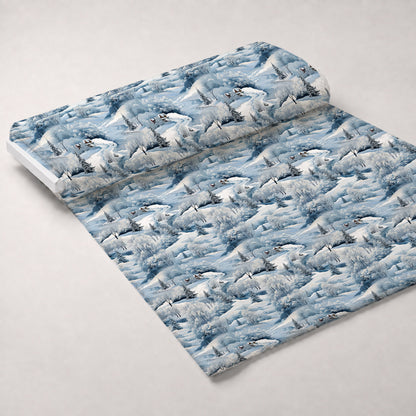 Frosted Pines Pattern 6 Minky Fabric