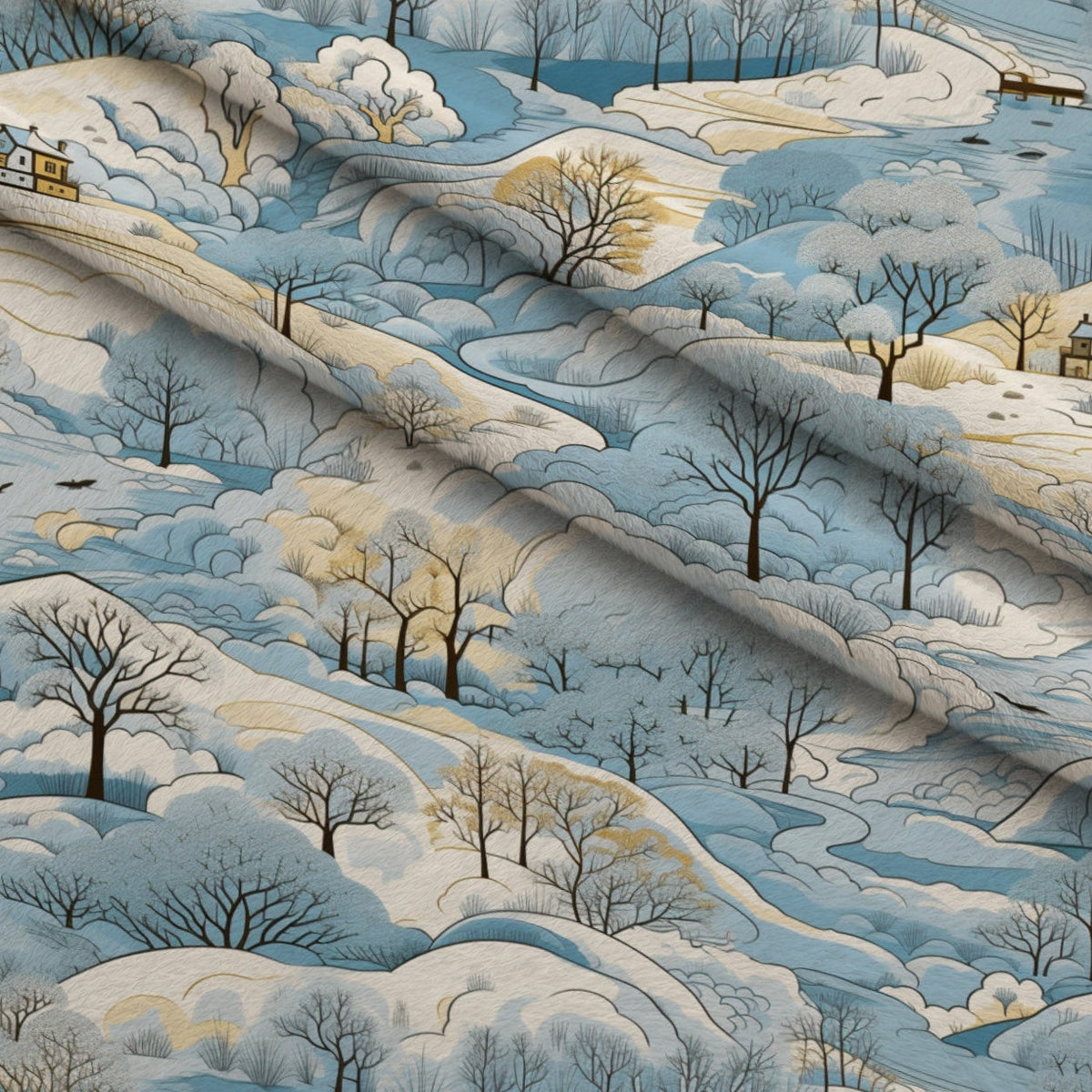 Frosted Pines Pattern 7 Minky Fabric