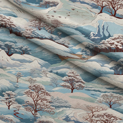 Frosted Pines Pattern 8 Minky Fabric