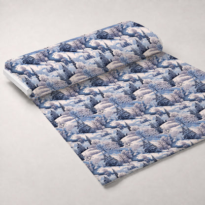 Frosted Pines Pattern 9 Minky Fabric