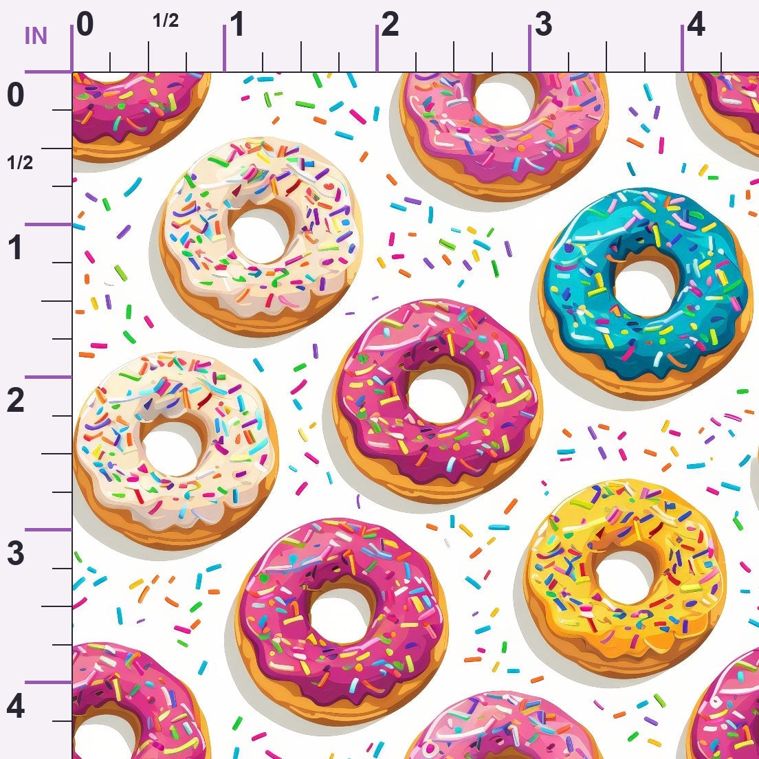 Frosted Rings Pattern 12 Minky Fabric