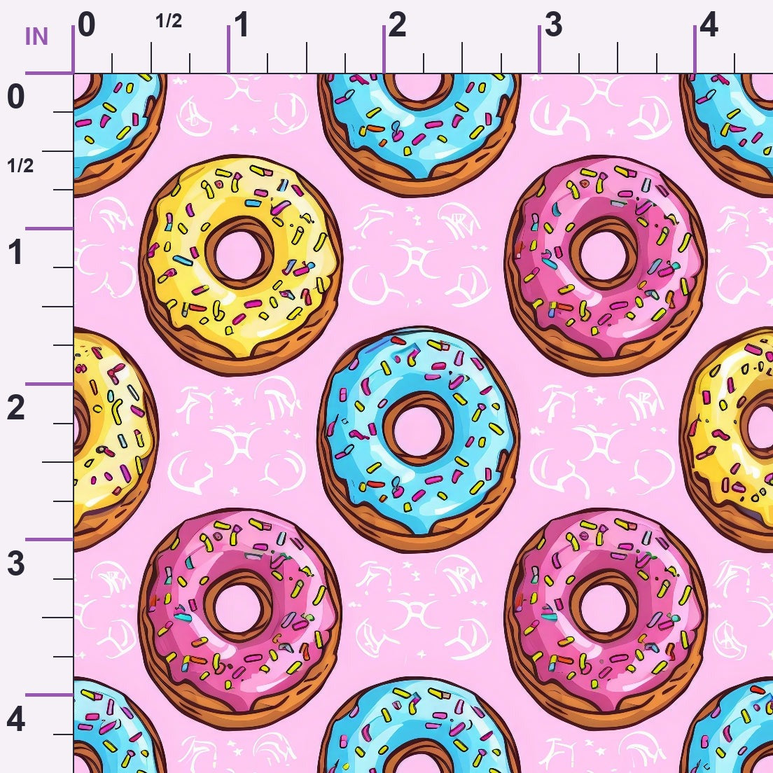Frosted Rings Pattern 3 Minky Fabric