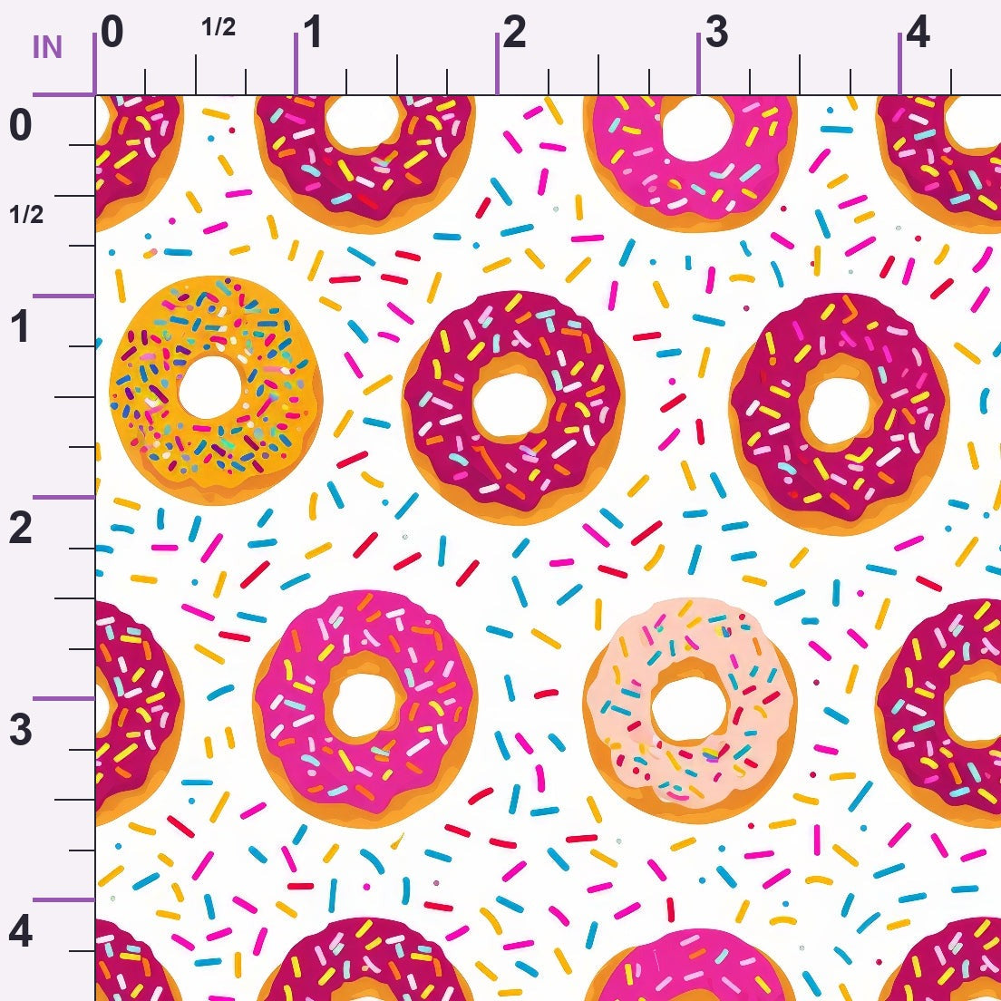 Frosted Rings Pattern 5 Minky Fabric