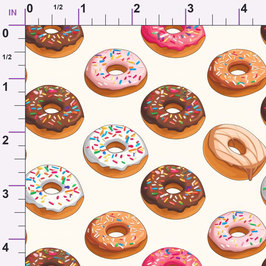 Frosted Rings Pattern 8 Minky Fabric