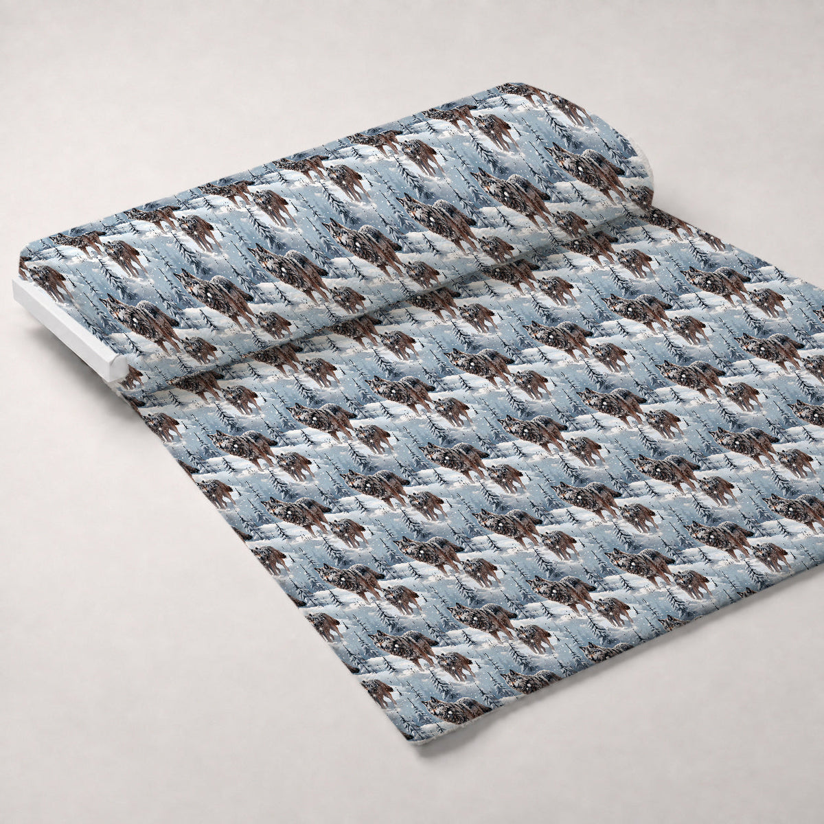 Frosted Woodland Pattern 2 Minky Fabric