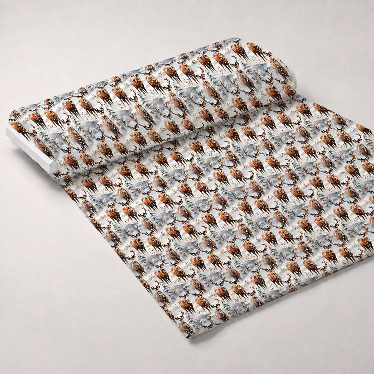 Frosted Woodland Pattern 3 Minky Fabric