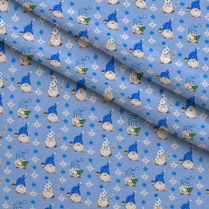 Frosty Lantern Glow Pattern 1 Minky Fabric