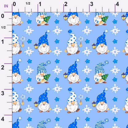 Frosty Lantern Glow Pattern 1 Minky Fabric