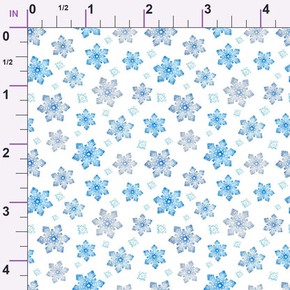 Frosty Lantern Glow Pattern 3 Minky Fabric
